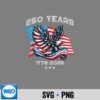 250th Anniversary 250 Years American Us Flag Vector Design 6 250thAnniversary250YearsAmericanUsFlag