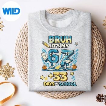 6 7 Bruh Its My 67 33 Days Of School 100th Day SVG PNG Digital Download 4 67BruhItsMy6733DaysOfSchool100thDaysweater