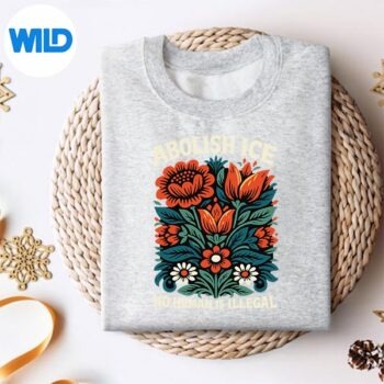 AbolishIceNoHumanIsIllegalBohoRetroActivismsweater