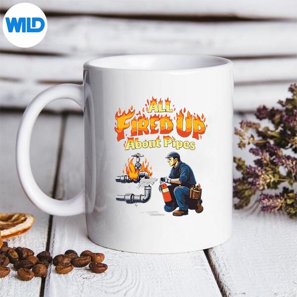 All Fired Up About Pipes Plumber Pun SVG PNG Digital Download 3 All Fired Up About Pipes Plumber Pun SVG PNG Digital Download - Image 3