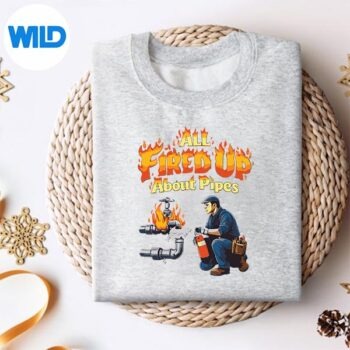 All Fired Up About Pipes Plumber Pun SVG PNG Digital Download 4 AllFiredUpAboutPipesPlumberPunsweater