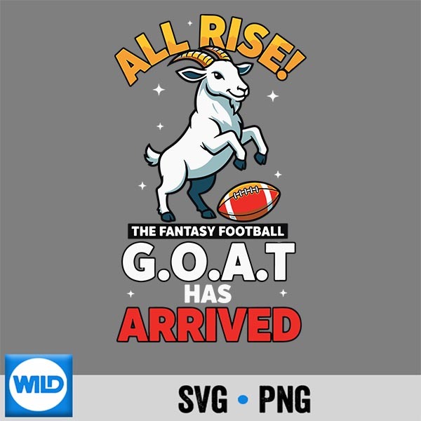 All Rise The Fantasy Football Goat Has Arrived Youth Girl Vector Design 1 All Rise The Fantasy Football Goat Has Arrived Youth Girl Vector Design