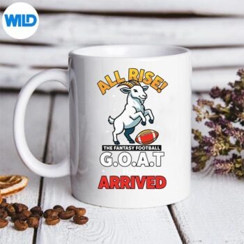 All Rise The Fantasy Football Goat Has Arrived Youth Girl Vector Design 5 AllRiseTheFantasyFootballGoatHasArrivedYouthGirlmug