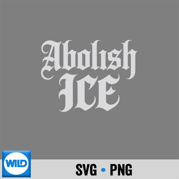 Anti Ice Retro English Vintage Old Text Style Abolish Ice Silhouette SVG PNG 1 Anti Ice Retro English Vintage Old Text Style Abolish Ice Silhouette SVG PNG