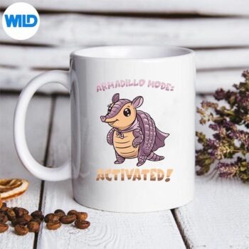 ArmadilloModeActivatedLTexasWildlifeAnimalmug