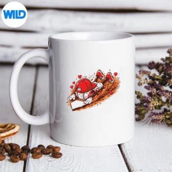 BaseballValentinesDayDripIceCreamTeammug