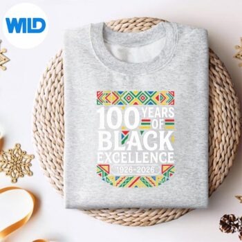 BlackHistoryMonth100YearsOfBlackExcellenceCentennialsweater