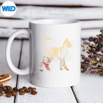 Boho Cat Plants Forest Nature Wildflower Hiking Camping SVG PNG Digital Download 5 BohoCatPlantsForestNatureWildflowerHikingCampingmug
