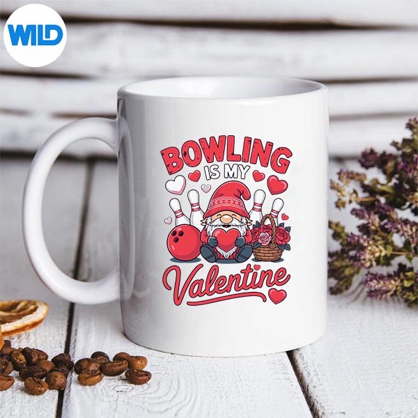 Bowling Is My Valentine For Bowlers Fun Love Occasion PNG SVG for Cricut 3 Bowling Is My Valentine For Bowlers Fun Love Occasion PNG SVG for Cricut - Image 3