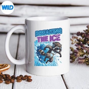 BreakingTheIceRaccoonWinterIceOutBreakermug