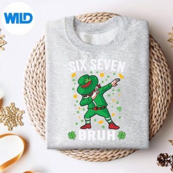 Bruh 67 Meme St Patricks Day Six Seven Silhouette SVG PNG Cut File 4 Bruh67MemeStPatricksDaySixSevensweater