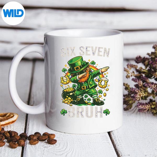 Bruh St Patricks Day Six Seven 67 Meme SVG PNG Cut File 3 Bruh St Patricks Day Six Seven 67 Meme SVG PNG Cut File - Image 3