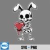 Bunny Rabbit Skeleton Holding Melting Heart Goth Valentine Cut File 7 BunnyRabbitSkeletonHoldingMeltingHeartGothValentine