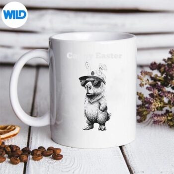 CapybaraEasterCuteBunnyCapymug