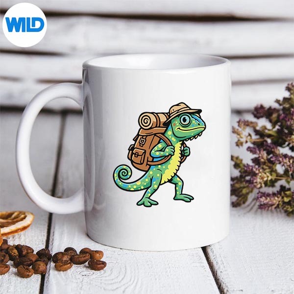 Chameleon Hiker Adventure Seekers Nature Lover Gear PNG SVG for Cricut 3 Chameleon Hiker Adventure Seekers Nature Lover Gear PNG SVG for Cricut - Image 3