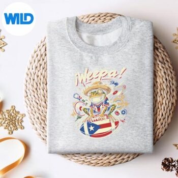 Alternative view of Coqui Frog Weepa Puerto Rico Flag Football Digital Download