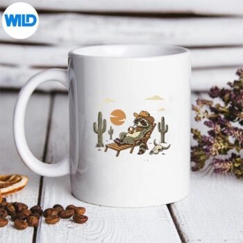 Cow Raccoon Western Country Wild West Retro Digital Download 5 CowRaccoonWesternCountryWildWestRetromug