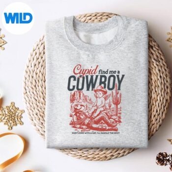 CupidFindMeACowVintageWesternValentinesDaysweater