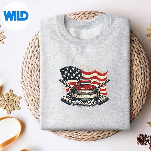 Curling Usa Team Sports Vintage SVG PNG Digital Download 2 Curling Usa Team Sports Vintage SVG PNG Digital Download - Image 2