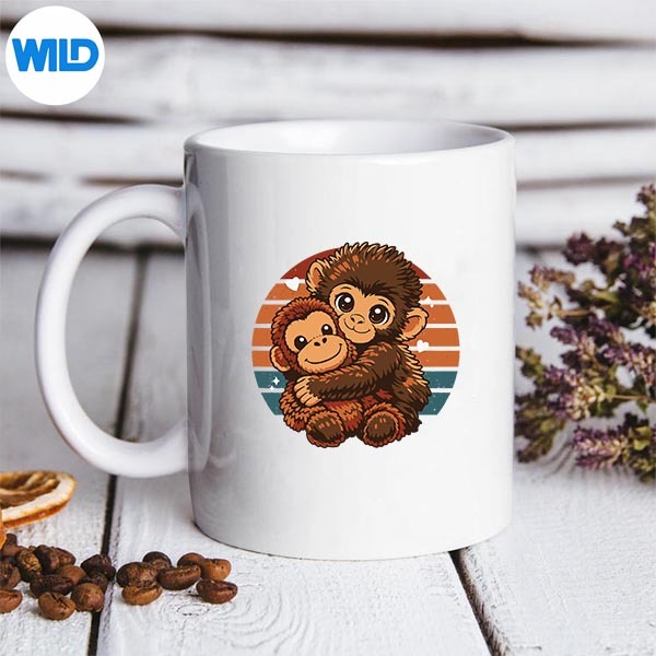 Cute Baby Monkey Hugging Plush Doll Toy Animal Lover PNG SVG for Cricut PNG 3 Cute Baby Monkey Hugging Plush Doll Toy Animal Lover PNG SVG for Cricut PNG - Image 3