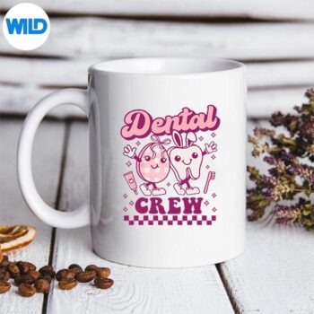 DentalCrewEasterHygienistDentistBunnyToothRdhmug