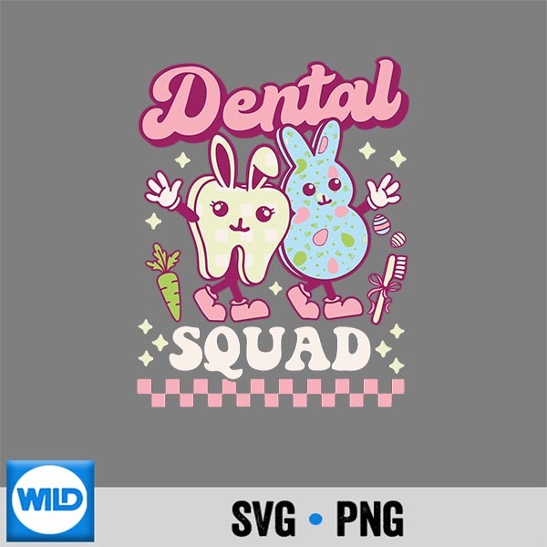 Dental Squad Easter Hygienist Dentist Bunny Tooth Rdh SVG PNG PNG 1 Dental Squad Easter Hygienist Dentist Bunny Tooth Rdh SVG PNG PNG