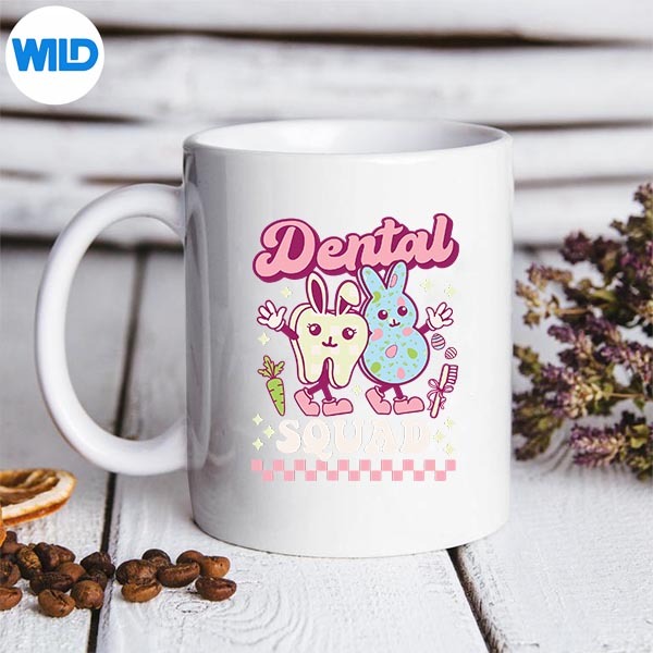 Dental Squad Easter Hygienist Dentist Bunny Tooth Rdh SVG PNG PNG 3 Dental Squad Easter Hygienist Dentist Bunny Tooth Rdh SVG PNG PNG - Image 3