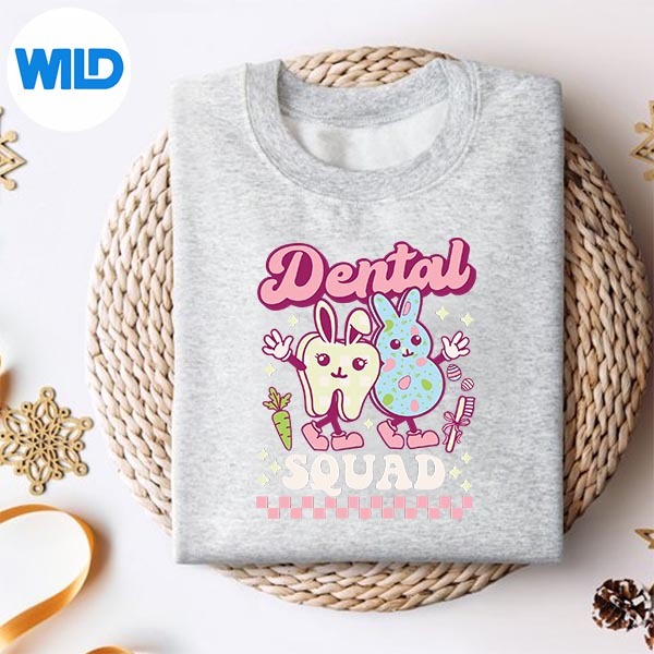 Dental Squad Easter Hygienist Dentist Bunny Tooth Rdh SVG PNG PNG 2 Dental Squad Easter Hygienist Dentist Bunny Tooth Rdh SVG PNG PNG - Image 2