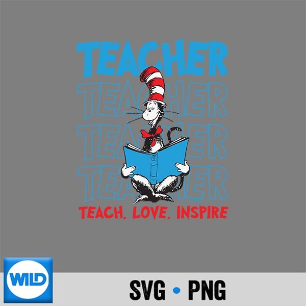 Dr Seuss Cat In The Hat Teacher Officially Licensed Silhouette SVG PNG Cut File PNG 1 Dr Seuss Cat In The Hat Teacher Officially Licensed Silhouette SVG PNG Cut File PNG