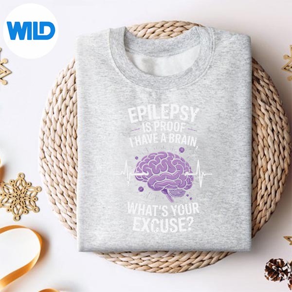 Epilepsy Is Proof I Have A Brain Epilepsy Awareness SVG Cut File 2 Epilepsy Is Proof I Have A Brain Epilepsy Awareness SVG Cut File - Image 2