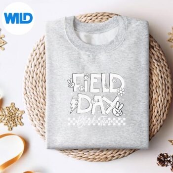 Alternative view of Field Day Black Team Peace Hand Lightning Silhouette SVG PNG Cut File PNG