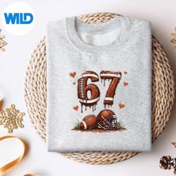 Football67SixSevenMeme67DripValentineFunsweater
