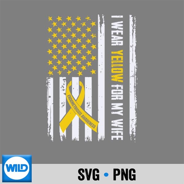 For Wife Endometriosis Awareness Flag Endo Support Husband Digital Design PNG 1 For Wife Endometriosis Awareness Flag Endo Support Husband Digital Design PNG