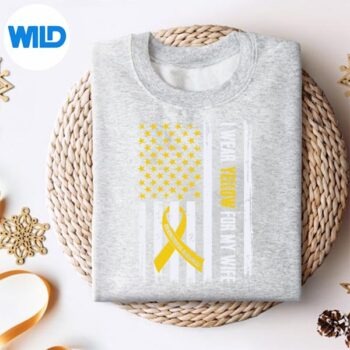 Alternative view of For Wife Endometriosis Awareness Flag Endo Support Husband Digital Design PNG