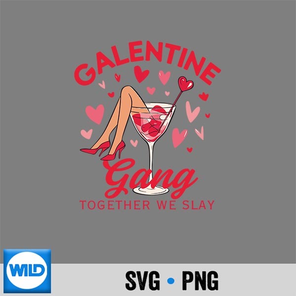 Galentine Gang Black Galentine Day SVG PNG Digital Design 1 Galentine Gang Black Galentine Day SVG PNG Digital Design