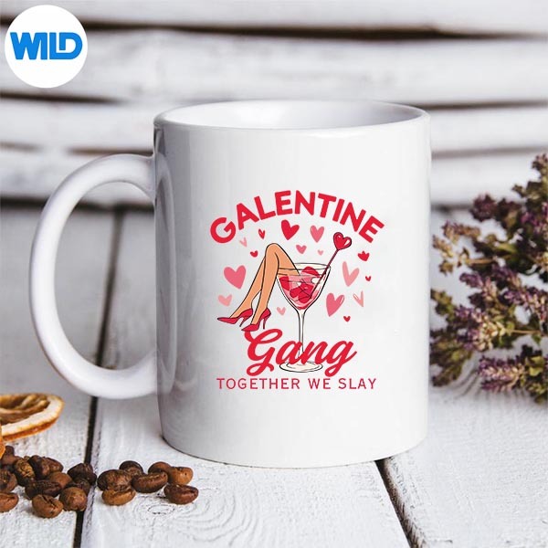 Galentine Gang Black Galentine Day SVG PNG Digital Design 3 Galentine Gang Black Galentine Day SVG PNG Digital Design - Image 3