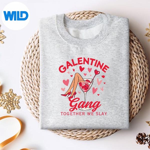 Galentine Gang Black Galentine Day SVG PNG Digital Design 2 Galentine Gang Black Galentine Day SVG PNG Digital Design - Image 2