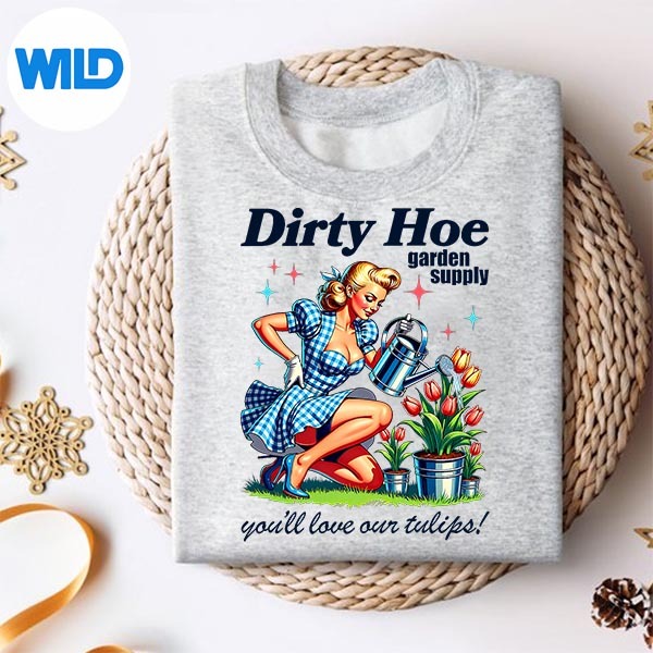 Gardener Plant Lady Dirty Hoe Garden Tulips Sarcastic Digital Download PNG 2 Gardener Plant Lady Dirty Hoe Garden Tulips Sarcastic Digital Download PNG - Image 2