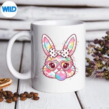 Girls Easter Cute Bunny Face Pink Easter Girls SVG PNG Digital Design PNG 5 GirlsEasterCuteBunnyFacePinkEasterGirlsmug