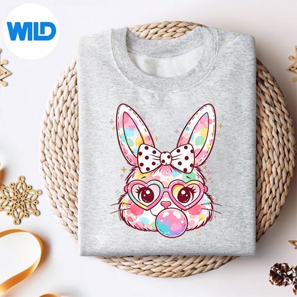 Girls Easter Cute Bunny Face Pink Easter Girls SVG PNG Digital Design PNG 2 Girls Easter Cute Bunny Face Pink Easter Girls SVG PNG Digital Design PNG - Image 2