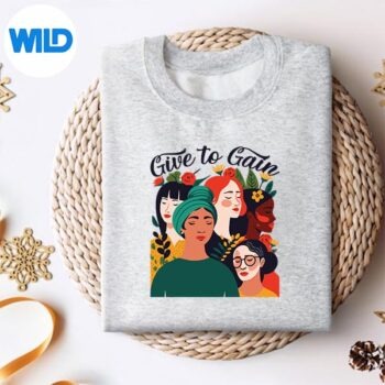 GiveToGainInternationalDay2026Flowerssweater