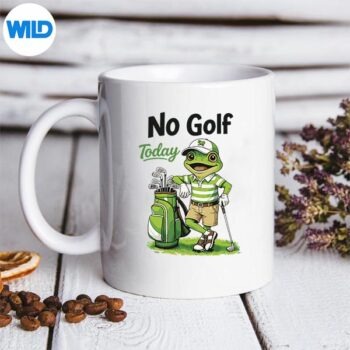 GolfLoverGolfVibesParTimeFrogGolferNoGolfTodaymug