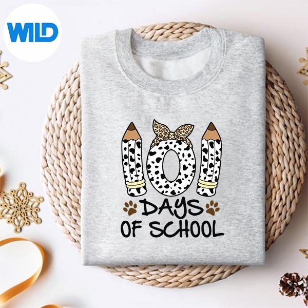 Happy 101th Day Of School 100 Days Smarter SVG PNG Digital Design 2 Happy 101th Day Of School 100 Days Smarter SVG PNG Digital Design - Image 2