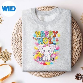 HappyHoli2026holiFestivalOfColorsGirlssweater