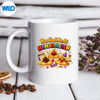 Happy Purim You Had Me At Hamantashen Queen Esther Costume Vector Design PNG 5 HappyPurimYouHadMeAtHamantashenQueenEstherCostumemug