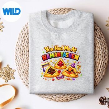 Alternative view of Happy Purim You Had Me At Hamantashen Queen Esther Costume Vector Design PNG