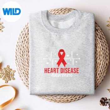 HeartDiseaseAwarenessWeWearRedInFebruaryGoRedsweater