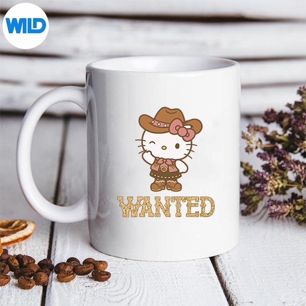 Hello Kitty Wanted Western Cute Coquette Cowgirl SVG Cut File PNG 3 Hello Kitty Wanted Western Cute Coquette Cowgirl SVG Cut File PNG - Image 3