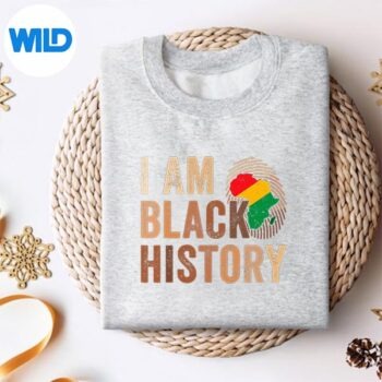 Alternative view of I Am Black History Month Melanin Dna African American Pride Cut File PNG