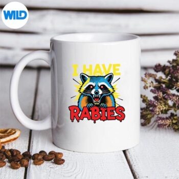 IHaveRabiesQuoteMemeSayingRaccoonmug